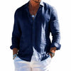 Men’s Textured Long Sleeve Button-Up Shirt