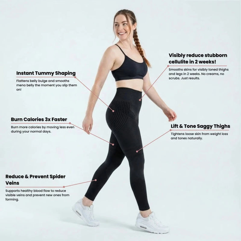 3D Sculpting High-Waisted Leggings