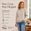 Women's Casual Double-Zip Knit Sweater Jacket