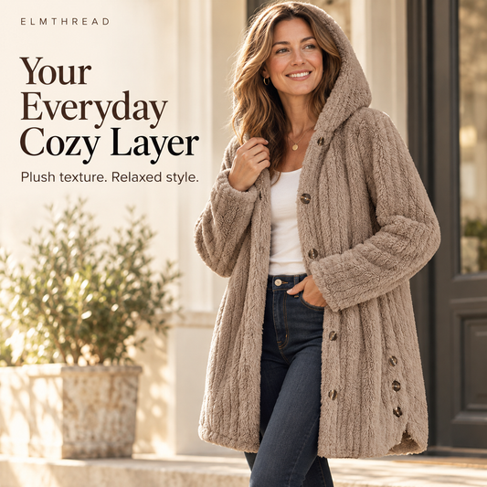 Women’s Cozy Plush Hooded Jacket