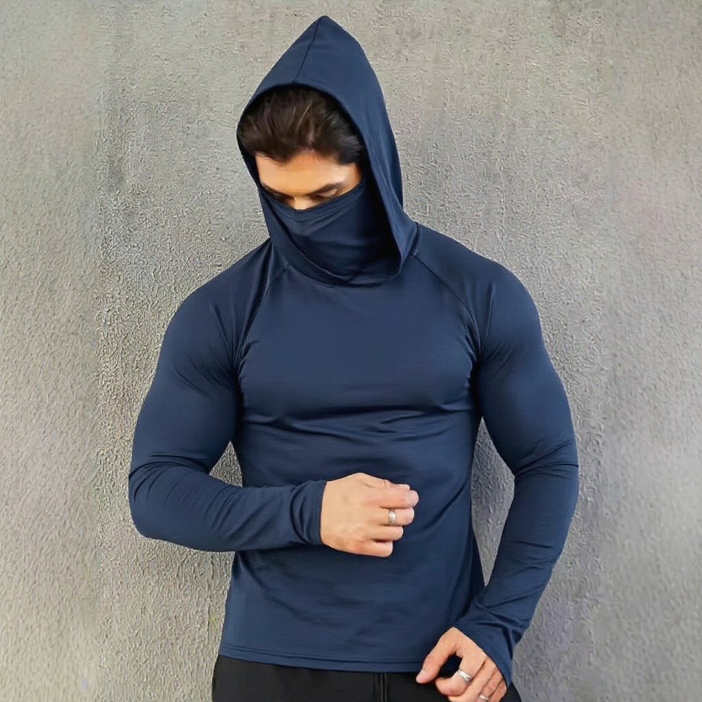 💥 Bulk Purchase Discount | Stretch Breathable Sports Hooded Long‑Sleeve Workout Top, Multi‑Pack Bargain🎉
