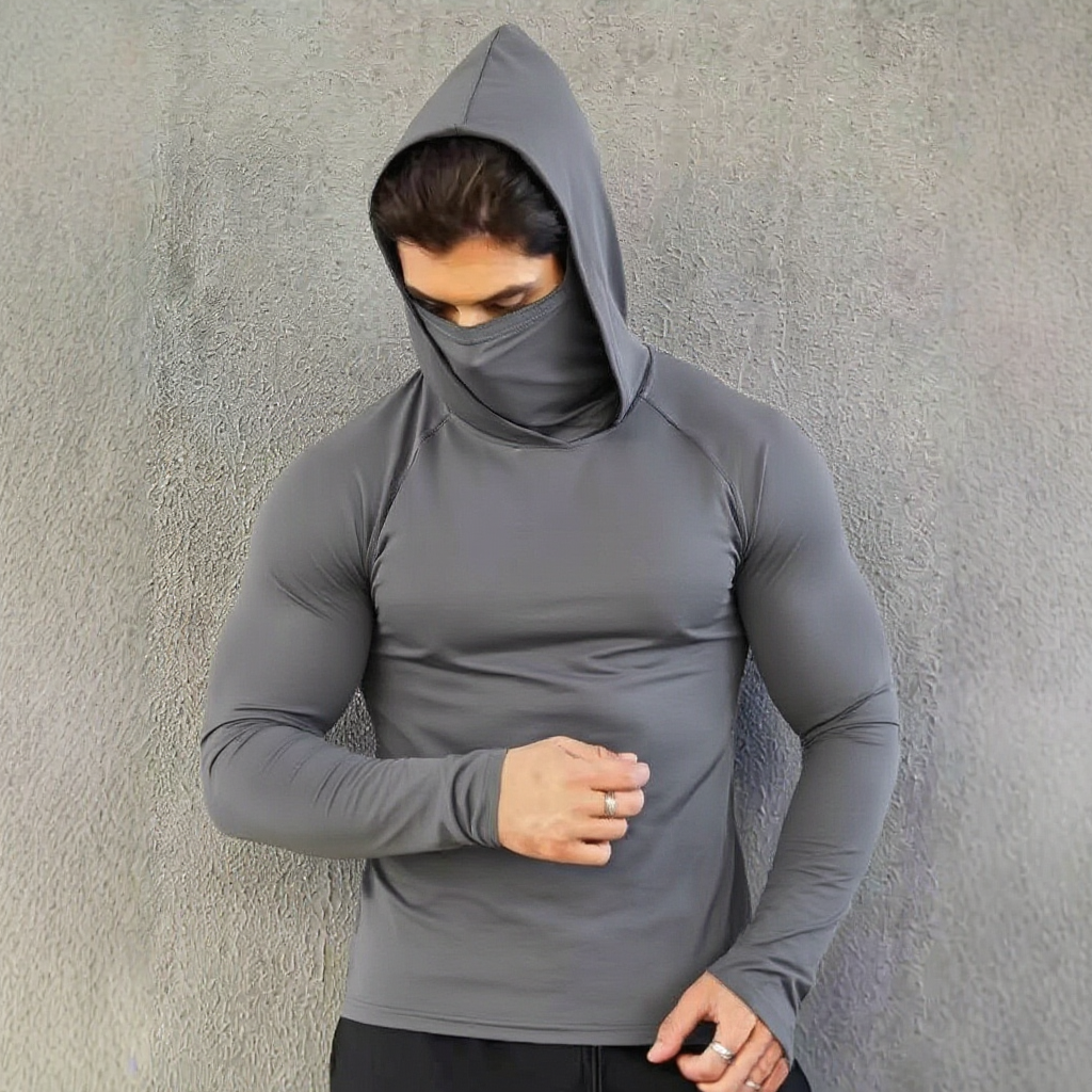 💥 Bulk Purchase Discount | Stretch Breathable Sports Hooded Long‑Sleeve Workout Top, Multi‑Pack Bargain🎉