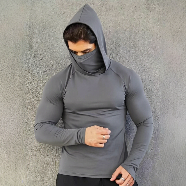 💥 Bulk Purchase Discount | Stretch Breathable Sports Hooded Long‑Sleeve Workout Top, Multi‑Pack Bargain🎉