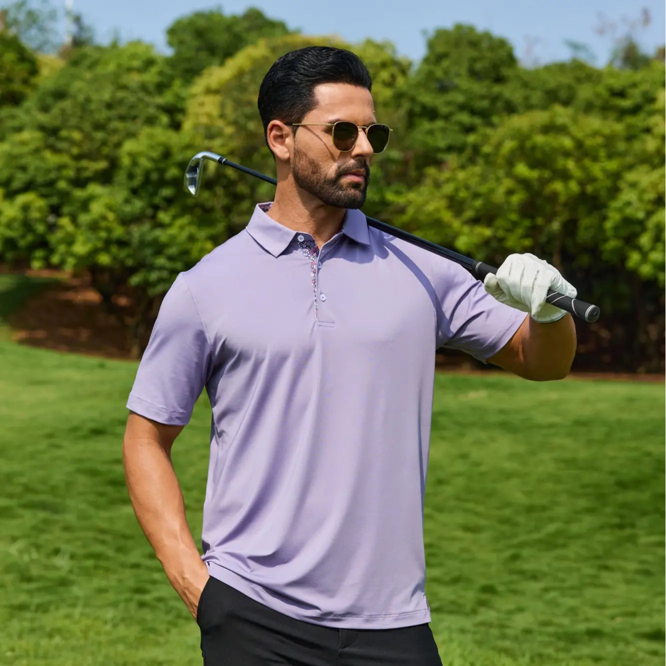 💥 Multi‑Pack Bargain | Stretchy Breathable Mens Polo Shirt, Bulk Savings For Outdoor Golf Daily Outfit