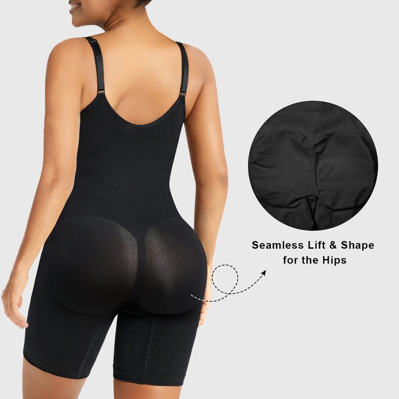 🎁 Buy More Save More | Flexible Size Sleeveless Lace Body Shaper Bodysuit