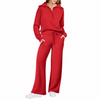 Women’s Half-Zip & Wide-Leg Two-Piece Set