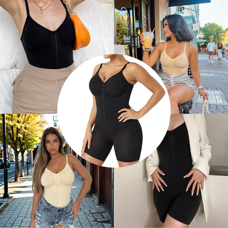 🎁 Buy More Save More | Flexible Size Sleeveless Lace Body Shaper Bodysuit
