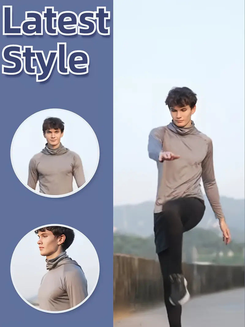 💥 Bulk Purchase Discount | Stretch Breathable Sports Hooded Long‑Sleeve Workout Top, Multi‑Pack Bargain🎉