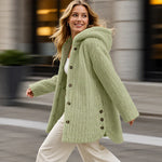 Women’s Cozy Plush Hooded Jacket