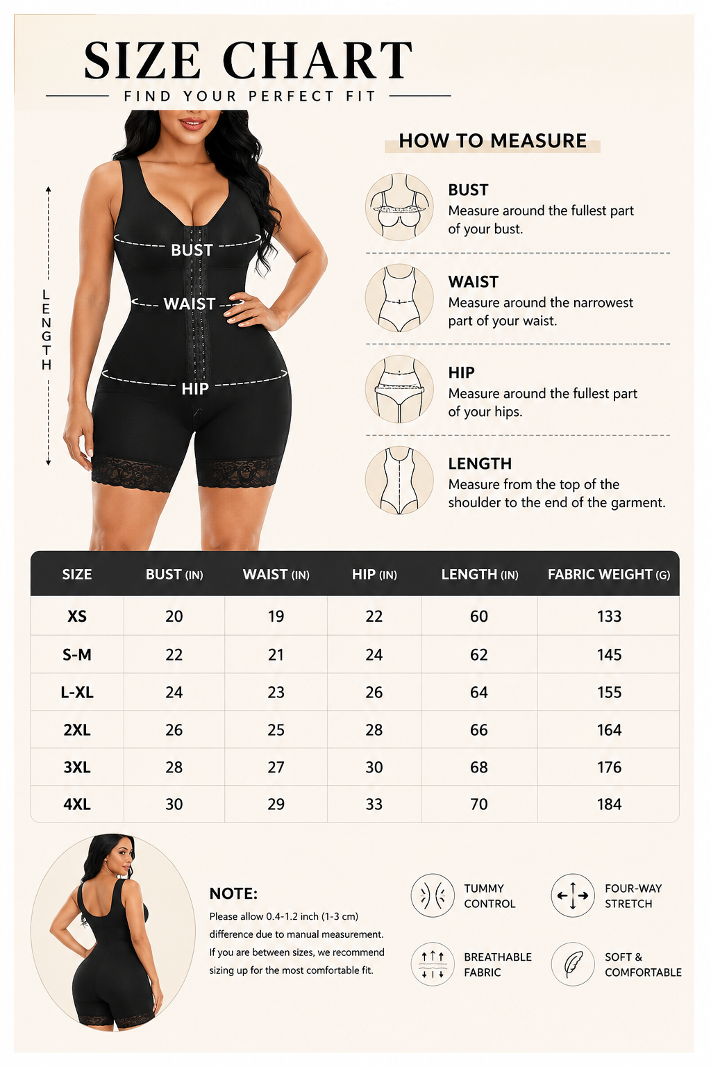 🎁 Buy More Save More | Flexible Size Sleeveless Lace Body Shaper Bodysuit