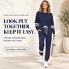 Women's Striped-Detail Two-Piece Lounge Set