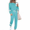 Women's Striped-Detail Two-Piece Lounge Set