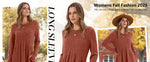 Women’s Ribbed Knit A-Line Dress with Pockets